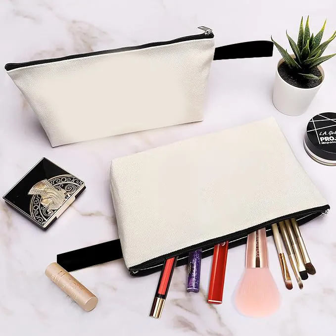 Canvas Zipper Pouch – Multi-Purpose Cotton Makeup, Toiletry & DIY Craft Bags with Flat Bottom (3).webp