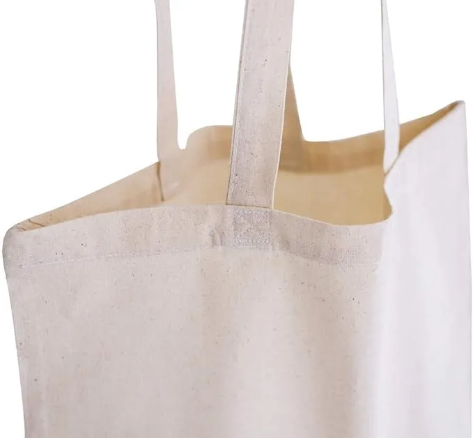Single Pcs Zipper less Natural Cotton Tote Bag (5).webp